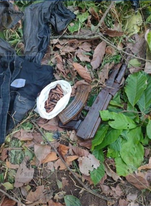 Bouaflé/ 5 individus arrêtés : Un fusil d’assaut de type Ak47, un chargeur et 76 munitions saisis
