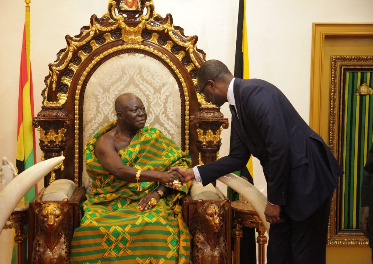 Côte d’Ivoire / Décès et funérailles de Bédié : Tidjane Thiam chez le roi des Ashanti Otumfuo Osei Tutu II au Ghana