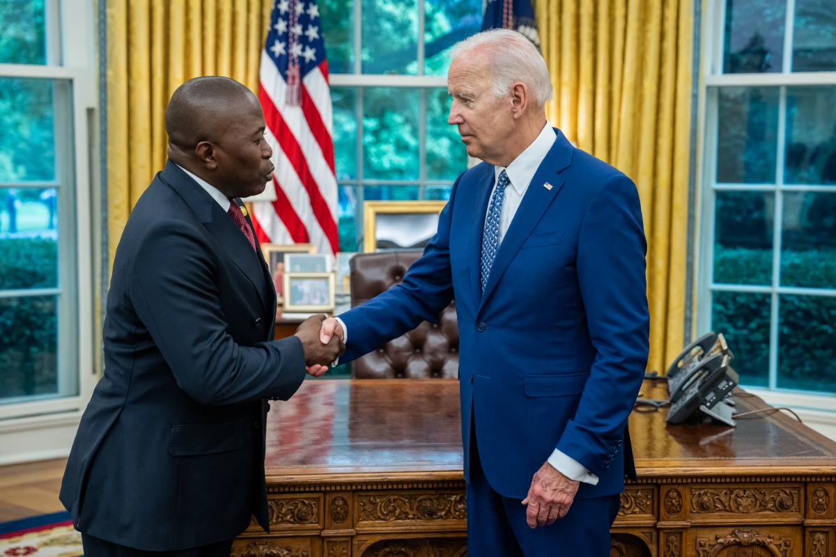 Côte d’Ivoire - Etats-Unis : L’ambassadeur Ibrahima Touré a présenté ses lettres de créance au président Biden à la Maison Blanche
