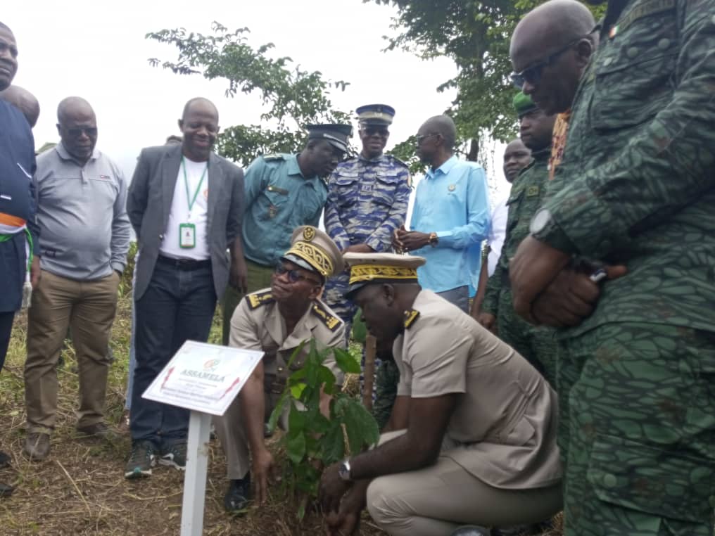 Côte d'Ivoire / Festivités éclatées des 62 ans du Trésor public : Agnibilekrou débute par une opération de planting d'arbres
