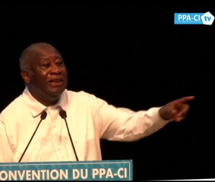 Côte d’Ivoire / Laurent Gbagbo investi candidat du PPA-CI pour la présidentielle de 2025 attaque : « Qui a fait la rébellion?»