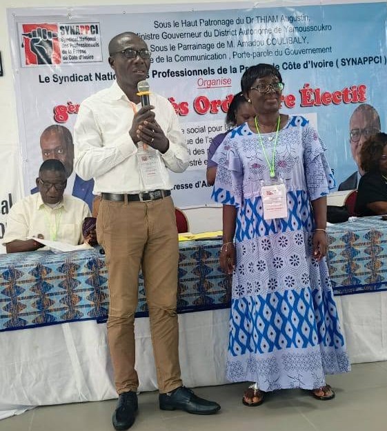 Côte d’Ivoire-Média / Abou Adam élu nouveau secrétaire général du SYNAPPCI