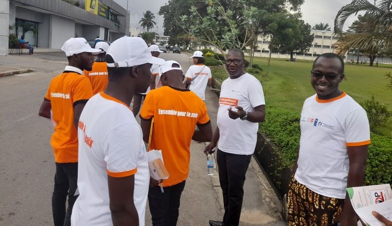 Côte d’Ivoire / Paix en milieu universitaire : La Cellule d’alerte précoce à l’Université de Cocody sensibilise les étudiants