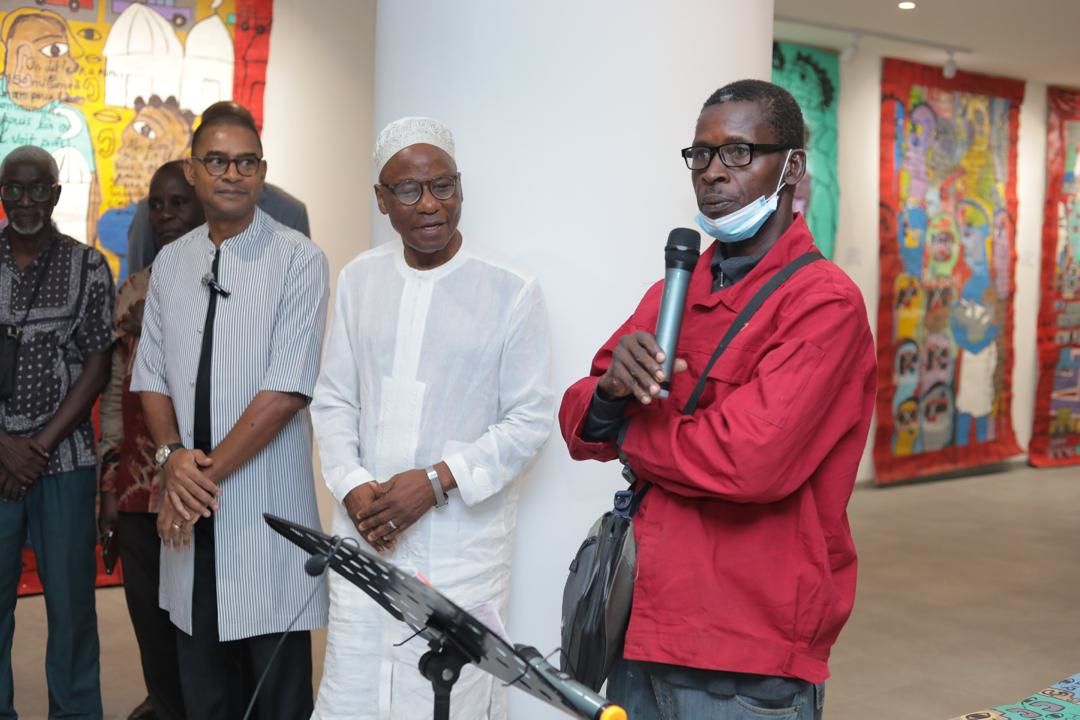 Côte d’Ivoire / Rotonde des arts : Pr Yacouba Konaté expose les artistes peintres Franck-Philippe N’dia et Ceko Nihckasson Diabaté
