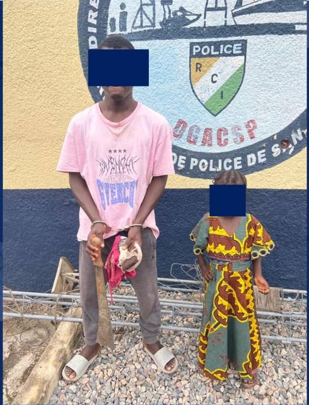 Côte d’Ivoire / Soubré : Un homme tente d’égorger sa propre petite fille de 7 ans