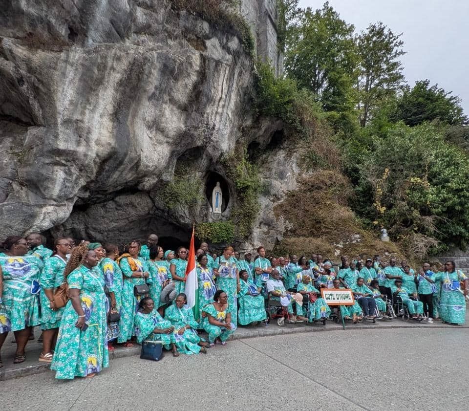 France/ Lourdes : Fête de l'Assomption, les pèlerins Ivoiriens prient pour la Paix en Côte d'Ivoire