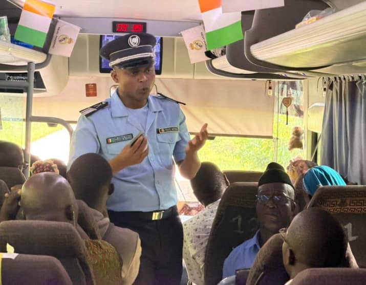 Méagui : Le commissaire Oumar Pégnan sur tous les fronts pour "Paquinou zéro accident"