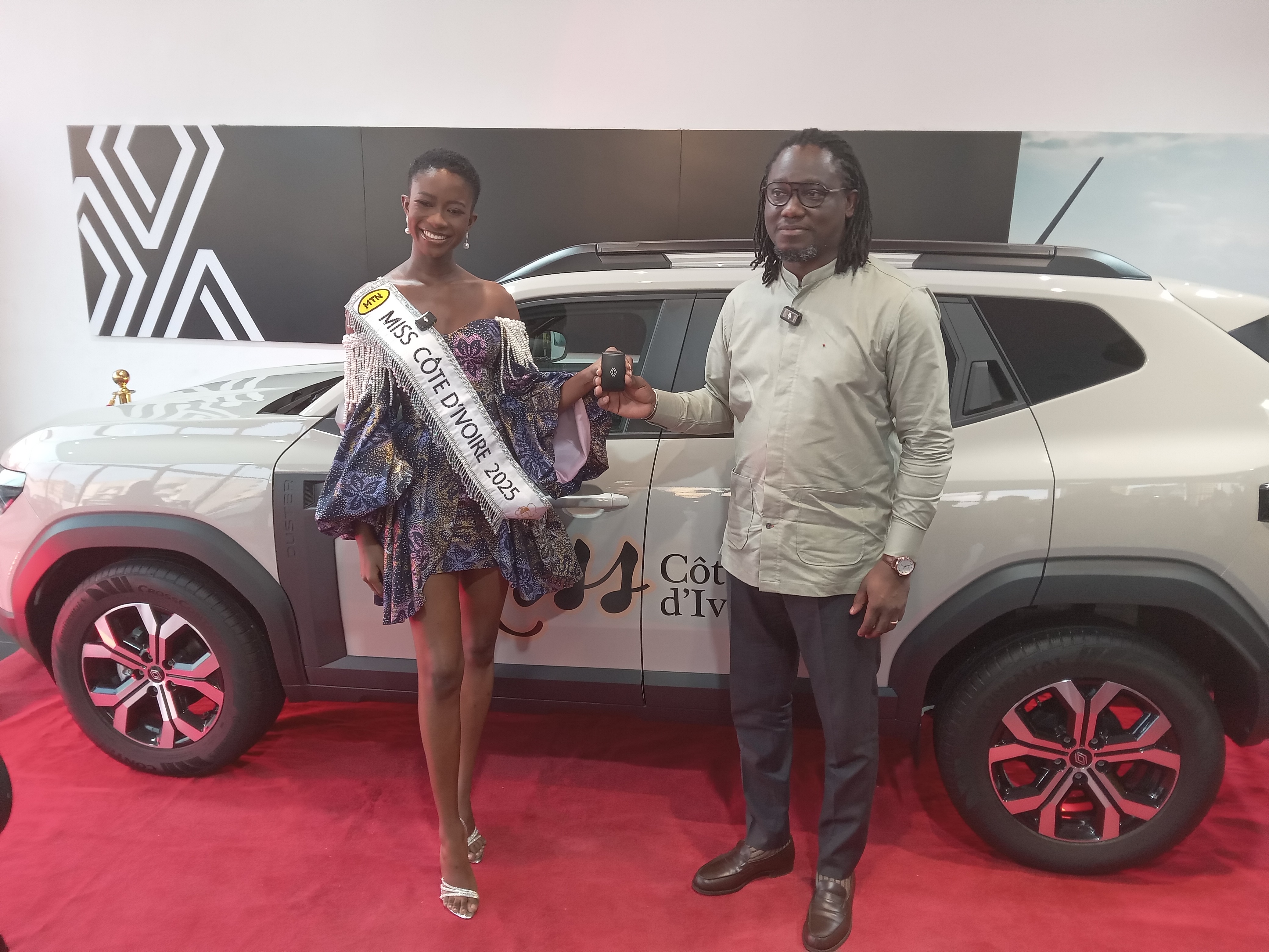 Miss-Cote d'Ivoire 2025 : Fatima Koné a reçu sa voiture