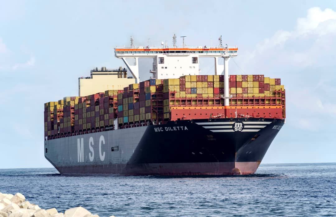 Port autonome d’Abidjan : Msc ‘’Diletta’’, le plus grand navire de l’histoire dans les eaux ivoiriennes