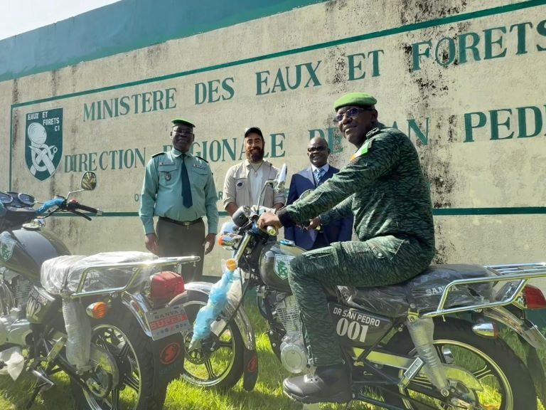 San-Pedro/ Aménagement de Monogaga : Roots Wild Foundation équipe en mobilité les agents des eaux et forêts