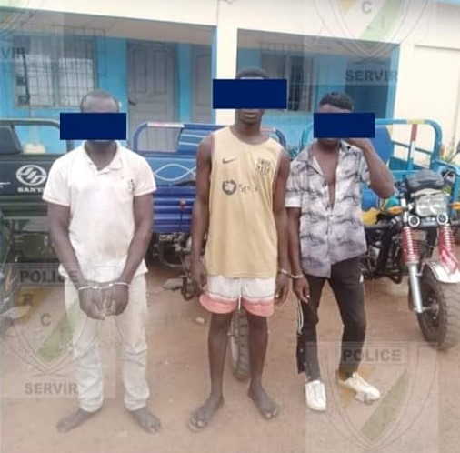 Vavoua / Un gang spécialisé dans le vol d'engins à trois roues et auteur d'un meurtre démantelé