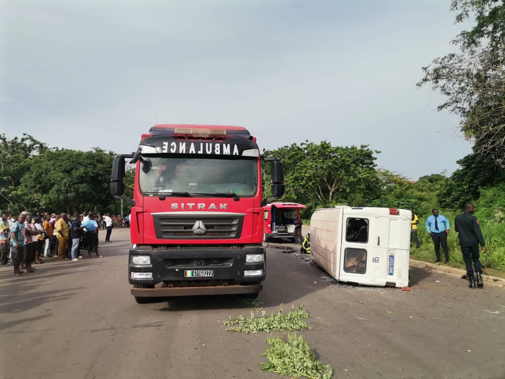 YAmoussoukro : 35 élèves victimes d’un accident de circulation
